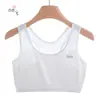Calcinha de Algodão Puro para Meninas em Desenvolvimento para Alunas do Ensino Fundamental II e Médio, Bojo Fino Fixo de Algodão, Respirável, Sem Costura, Sem Aro, Top Cropped Estampado
