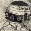 Camiseta Masculina Aliexpress Transfronteiriça Empresa Cápsula Nave Espacial Camiseta Engraçada Manga Curta Anime Deslumbrante