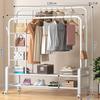 Nuevo Modelo Rejilla Lateral de Extra Grosor y Gran Capacidad, Perchero de Pie para Uso Doméstico, Perchero para Ropa de Dormitorio