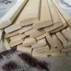 Rodajas de bambú tiras de bambú finas material DIY hecho a mano tablero estante de almacenamiento tiras cuadradas de bambú carbonizado decoración de techo material de bambú viejo tiras de bambú