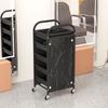 Carrito de peluquería, gabinete de herramientas para peluquería, carrito de herramientas para teñido permanente, carrito de almacenamiento móvil para salón de permanente