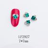 Nuevo Arte de Uñas Aleación Diamante K9 Joyería Nupcial Ovalado Forma Especial Corona Accesorios Decorativos Joyería Arte de Uñas Estilo Estilo Japonés