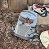 Sistema de Montaña Mochila Ligera para Exteriores para Mujer Color Block Japonés Mochila de Senderismo Viajes Estudiante Universitario Salida Mini Bolsa Pequeña para Libros