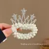 Accesorios para el Cabello Estilo Coreano, Diademas de Corona, Gomas para el Cabello para Niñas, Diademas de Princesa, Diademas para Moño, Diademas de Perlas para Niñas Pequeñas