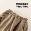 Pantalones de Forro Polar para Bebé Jingqi Gruesos Calientes Pantalones de Chándal Otoño e Invierno Ropa para Exteriores Unisex Pantalones Largos para Niños Pequeños Pantalones Jogger Casuales