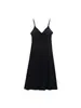 Aliexpress Cross-Border 2026 Verão Novo Vestido de Alça Estilo Puro Desejo Bordado Gola V Renda Estilo Europeu e Americano Feminino