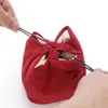 Fabricante Saco de Algodão e Linho para Xícara Saco para Bule Saco para Xícara Rápida Saco de Pano para Conjunto de Chá de Viagem Portátil Saco de Armazenamento para Utensílios de Chá Personalizável