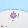 Colgante de Flor con Forma de Corazón Multicolor Aleación de Esmalte Accesorios de Joyería DIY Materiales Ecológicos Fábrica Colgante Accesorios Personalización