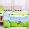 Venta al por mayor de fundas de edredón de algodón con dibujos animados para jardín de infantes, juego de tres piezas, ropa de cama de algodón para niños, juego de tres piezas, juego de seis piezas