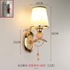 Lámpara de pared cálida creativa habitación de bodas dormitorio mesita de noche sala de estar comedor pasillo escaleras lámparas led simples modernas 2024