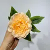 Grampo de Cabelo Flor de Seda Hanfu, Estilo Tang Estilo Nacional Peônia Acessório de Cabelo, Estilo Antigo Floral Acessório de Cabelo para Performance na Praia, Acessório de Cabelo para Sessão de Fotos, Estilo Nacional