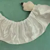Accesorios de Encaje Plegado Blanco y Negro de 14 cm de Ancho Tela para Cortinas Falda Ropa de Bebé Materiales de Decoración DIY