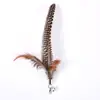 Cabeza de Repuesto para Palo Juguete para Gatos de Plumas de Avestruz de Gama Alta, Cabeza de Repuesto para Palo Juguete para Gatos de Pluma de Polilla Grande, Fuente de Fábrica de Cabezas de Repuesto de Plumas