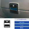 Adecuado para 14-18 Gmc 1500 Modificación de Interior de Coche Pegatinas Decorativas para Interruptor de Guantera Superior e Inferior de Ante