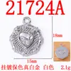 Venta Directa de Fábrica Moda Trendy Pulsera Cadena Clavícula Accesorios Micro Incrustaciones Cristal en Forma de Corazón Placa de Flor Octagonal Accesorios de Aleación