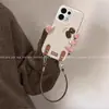 Adecuado para funda de teléfono Oppo Reno 16 Pro, nuevo y creativo modelo de alta gama para mujer Oppo con diseño tridimensional de grano de café