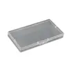Caja de Exhibición Rectangular Transparente de Plástico Caja de Empaque Plana Caja de Almacenamiento para Piezas de Escritorio Ferretería Equipo de Pesca
