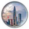 Imán de Refrigerador de Vidrio de Cristal para Souvenir Turístico de Guangdong Torre de Cantón Cintura Pequeña Zhuhai Chimelong Shenzhen Set