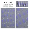 Adesivos para Unhas Francesas Coração Vazado 5D Em relevo Tridimensional Versátil Sonhador Coração Adesivos de Nail Art Acessórios Modelo Tj