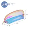 Nova bolsa de cosméticos colorida super popular portátil a laser portátil transparente para mulheres Viagem bolsa de armazenamento de maquiagem simples de grande capacidade