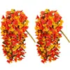 Cesta colgante de pared de buganvilias de Amazon transfronteriza Colgante de planta artificial Flor artificial Decoración de patio interior/exterior Paisajismo