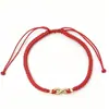 Pulseiras de Fio Vermelho para o Ano do Zodíaco, Feitas à Mão, Unissex, Fio Vermelho para Bebê, Fornecimento Atacado para Transmissão ao Vivo