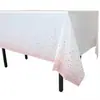 Vajilla desechable, platos de papel dorados, vasos, popotes, platos para pastel de oro rosa engrosados, suministros para fiesta de cumpleaños