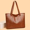 Bolso de Hombro para Mujer Estilo Coreano Nuevo Europeo y Americano Suave de Gran Capacidad Rojo Festivo Bolso de Boda Combinable Bolso Tote para Viaje