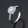Anillos de Zirconia de Colores Transfronterizos Anillos de Cobre Anillos de Deseo Joyería Popular Europea y Americana de Lujo Clásica Misteriosa Venta Directa de Fábrica