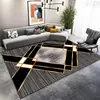 Tapete para Sala de Estar de Luxo Leve e de Alta Qualidade, Tapete Grande para Cobertura Total de Sofá e Mesa de Centro, Tapete Doméstico de Veludo Cristal Resistente a Manchas