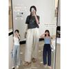 Pantalones de Abuela Estilo Japonés Suaves al Tacto 2025 y Pantalones Casuales de Lino y Algodón para Abuela Color Sólido Casual Elegante Ropa de Trabajo C177