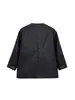 Moda Femenina 2026 Nuevo Estilo Europeo y Americano Sencilla y Elegante Cuello Redondo Casual Chaqueta Corta de Polipiel