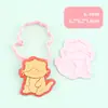 Serie de Animales de Alivio Moldes para Estampar y Cortar Galletas DIY con Diseño de Prensa 3D Realista, Imprescindible para Hornear