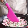 Espátula de cocina grande de silicona borde suave espátula para remover espátula para crema espátula para mantequilla herramienta para hornear pasteles