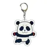 Anime Jujutsu Kaisen Merchandising Hecho por Fans Yuji Itadori Gojo Satoru Versión Q Llavero Acrílico Transparente