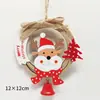 Decoraciones Navideñas Transfronterizas, Cascabeles Redondos, Colgantes para Puerta, Colgantes de Madera, Adornos Colgantes, Regalos, Etiquetas Lindas de Dibujos Animados