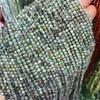 Cuentas de ángulo de pino africano de 3 mm Cuentas redondas facetadas hilo Turquesa africana Mini Cuentas
