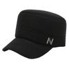 Gorra de Hombre Nueva de Invierno de Terciopelo Cálida de Cuero para Papá y Personas Mayores, de Mediana Edad y Mayores, Resistente al Viento, Protección para Orejas, Gorra Plana