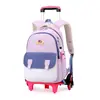 Mochila Escolar Nova Personalizada para Alunos do 1º ao 5º Ano Mochila Escolar com Rodinhas Mochila Escolar para Alunos do Ensino Fundamental Venda Quente Transfronteiriça