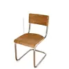Silla de comedor de diseño silla de comedor para el hogar silla de madera curvada respaldo simple moderno retro silla de arco de metal negro