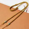 Cordón para Collar Simple Ajustable Trenzado Hebilla de Seguridad Colgante de Jade Ágata Colgante de Jade Bodhi Cordón para Hombres y Mujeres Venta al por Mayor