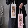 Bolsa de Janela de Celebridade da Internet Caixa de Flor Única Saco de Embalagem para Buquê de Rosas Bolsa de Presente Transparente Bolsa Tote de Flor de Natal