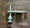 Acessórios para Escada de Aço Inoxidável 304 Acessórios para Poste Curva em L Suporte para Vidro Conector de Vidro Não Padrão