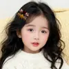 Pinza para el Cabello de Terciopelo a Cuadros con Estrella para Niñas 2026 Nuevo Estilo Pinza para Flequillo de Niñas Pasador Accesorio para el Cabello que No Daña el Cabello