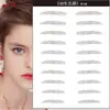 Adesivos de Beleza, Adesivos de Sobrancelha 6D Ecológicos, Adesivos de Tatuagem de Sobrancelha Descartáveis Marrons, Adesivos de Sobrancelha 3D, Atacado para Comércio Exterior, Tendência no Douyin