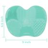 Nueva pequeña almohadilla de silicona para fregar con ventosa limpiador almohadilla de limpieza herramienta de belleza maquillaje almohadilla para pinceles de maquillaje multicolor opcional