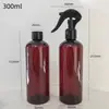 Botella Atomizadora Personalizada de 300 ml para Desinfectante, Botella Atomizadora para Eliminación de Ácaros, Ámbar, Blanca, Transparente, Hombro Redondo Etiquetable para Viaje de Mascotas Sub-empaque
