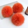 Bolas de Piel Sintética de Zorro, Bolas de Felpa de Colores, Accesorios para Ropa y Zapatos, Colgantes para Sombreros, Bolas de Piel Grandes, Manualidades Transfronterizas