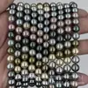 Perlas Redondas Shijia de Color Mixto de Alta Calidad, Cuentas Sueltas para Pulsera, Collar, Accesorios de Joyería, Cuentas Semi-Terminadas al por Mayor