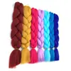 Peluca de Fibra Sintética Africana Trenza Grande de Fibra de Alta Temperatura para Mujer, Cabello Trenzado de un Solo Color, Rastas, Se Puede Ondular y Teñir